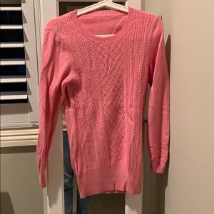 Pink wool sweater